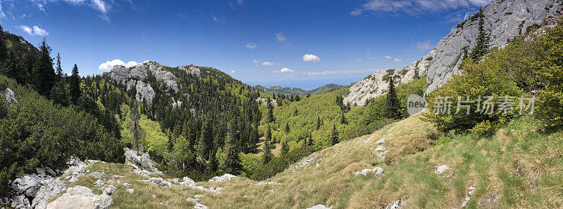 Velebit山景