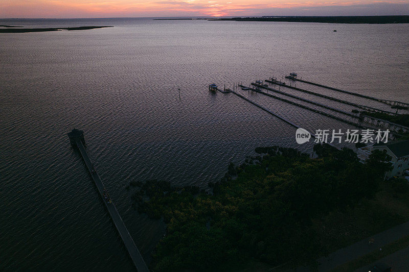 北卡罗莱纳州外班克斯上空