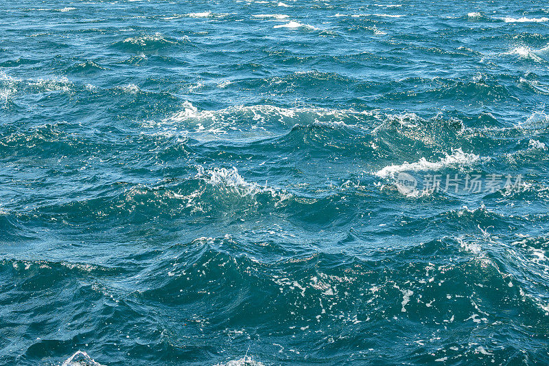 蓝海水背景，海淡水纹理