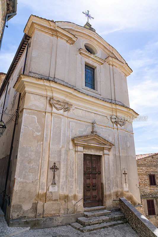 圣玛利亚教堂，罗坎蒂卡，拉齐奥意大利