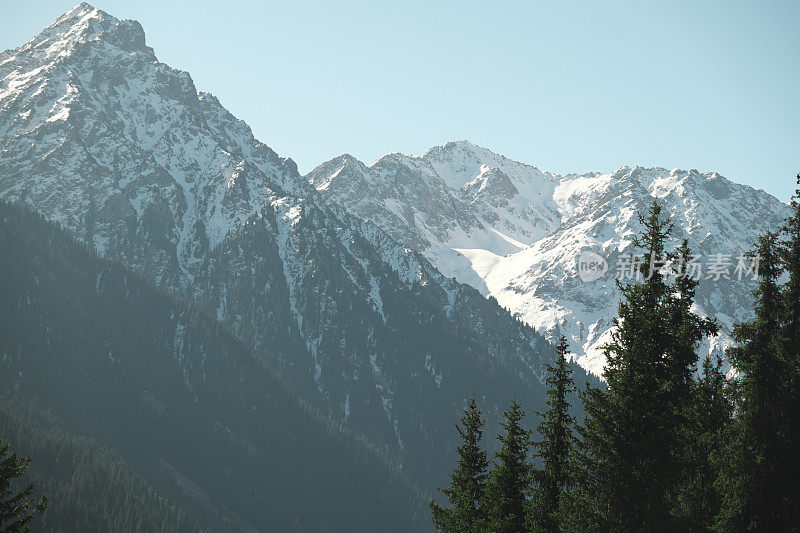 春天的山景