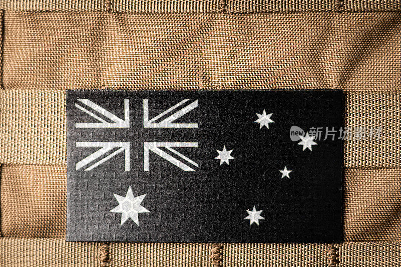 澳大利亚军旗贴片近距离