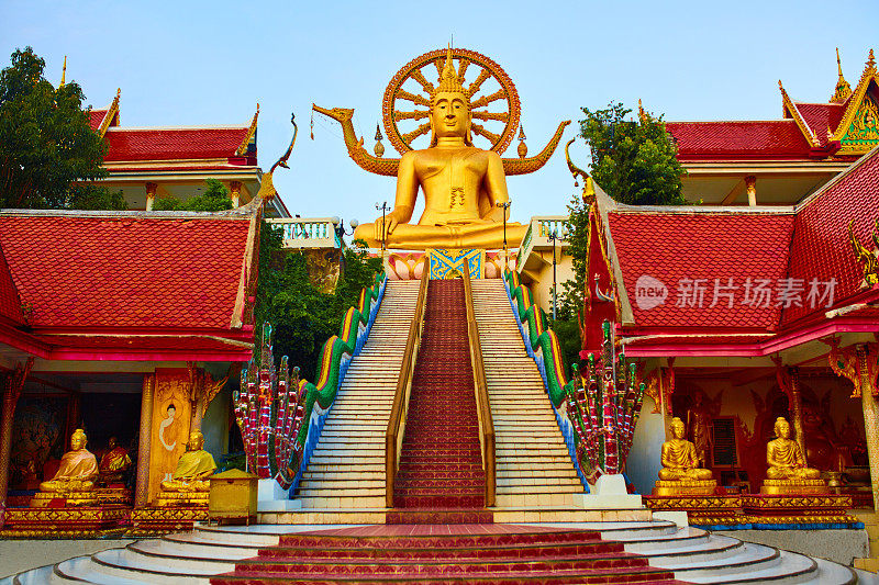宗教,泰国。苏梅岛大佛寺。