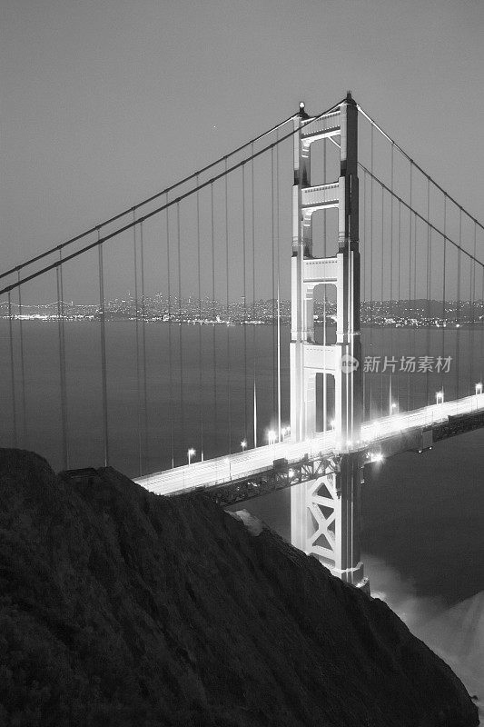 金门大桥夜景