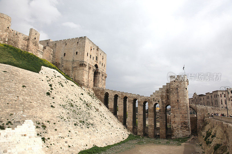 叙利亚阿勒颇城堡大门