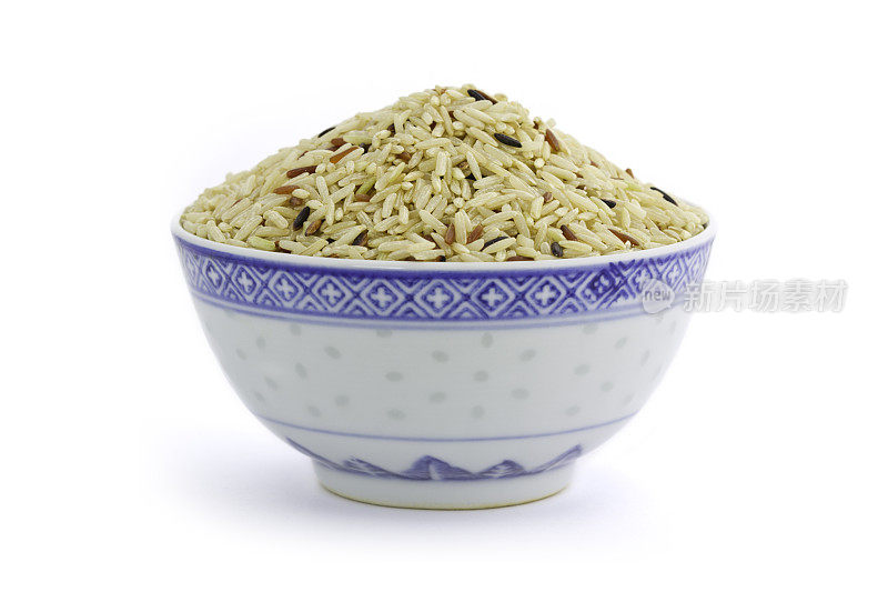 一碗糙米。