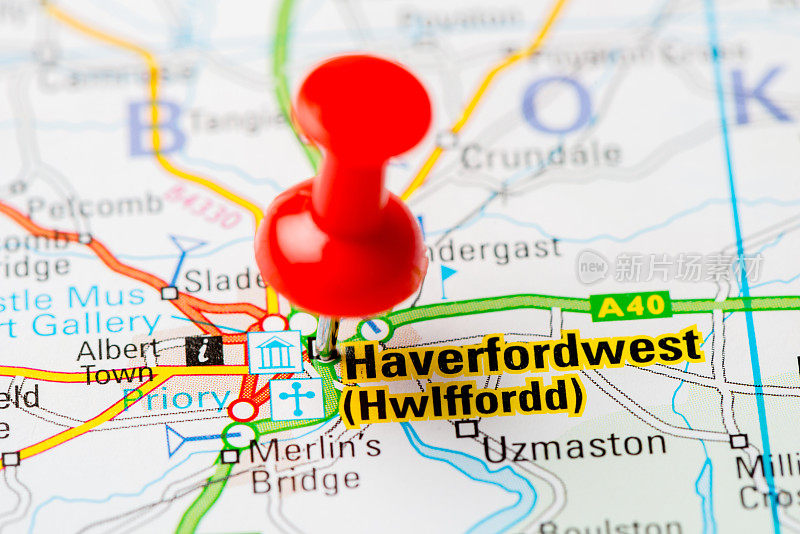 英国首都城市地图系列:哈弗福德韦斯特