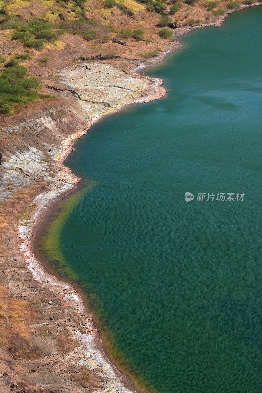 塔尔火山岛海岸线，菲律宾