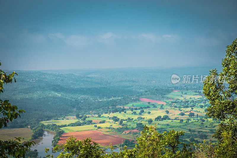 美丽的风景西高止卡纳塔克邦，印度