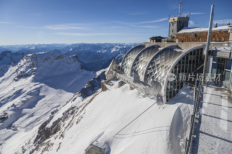 德国巴伐利亚Zugspitze山顶