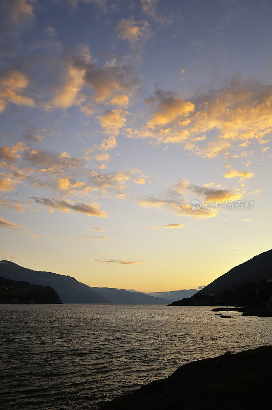 落日Sognefjord