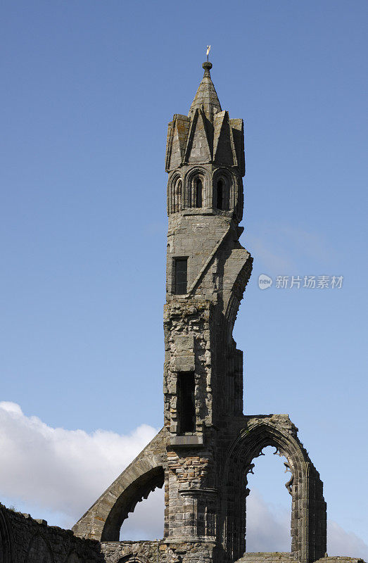 圣安德鲁斯大教堂遗址，苏格兰。(XL)