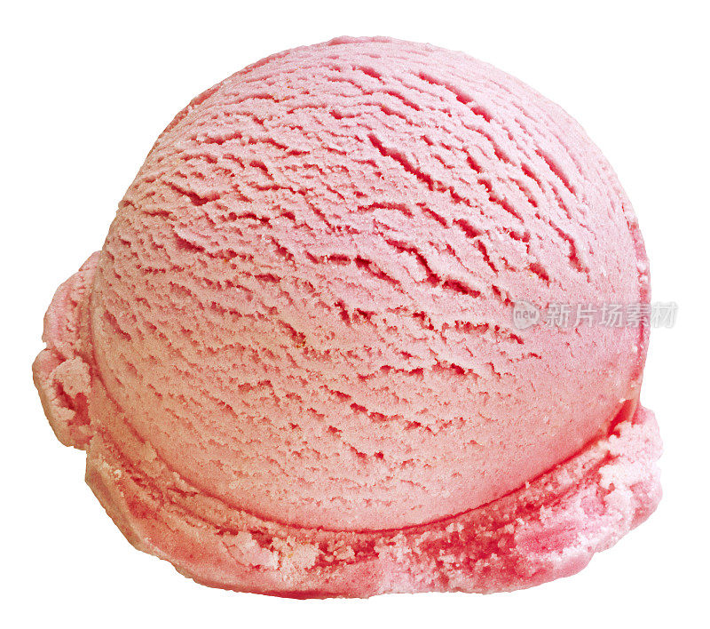 一勺草莓冰淇淋