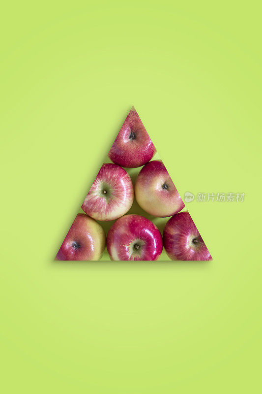 三角形的圆苹果