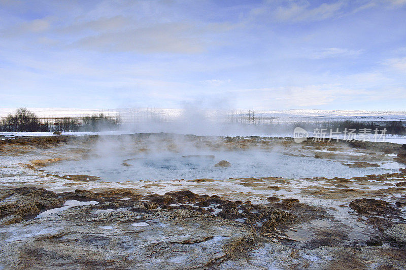 Strokkur喷泉、冰岛