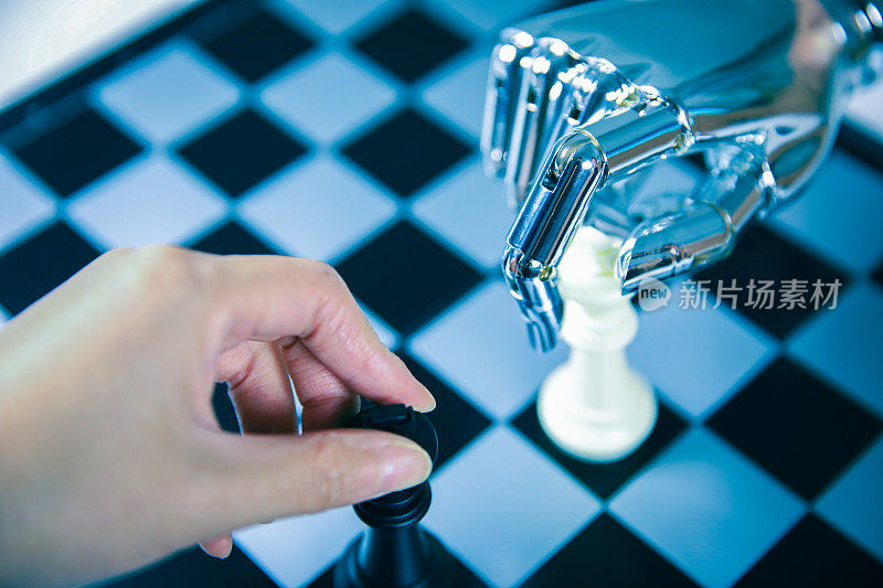 机器人与人类下棋