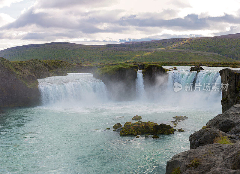 在冰岛Godafoss