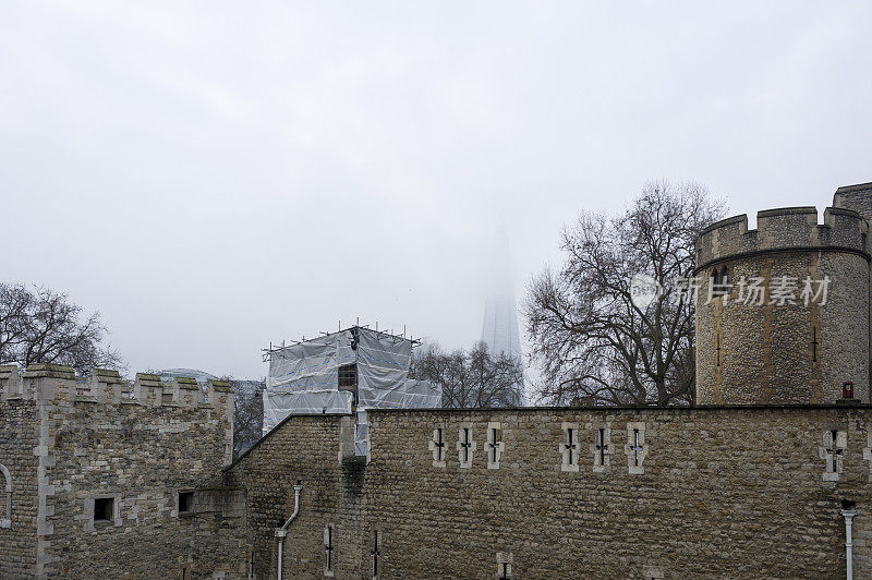碎片大厦和伦敦塔。