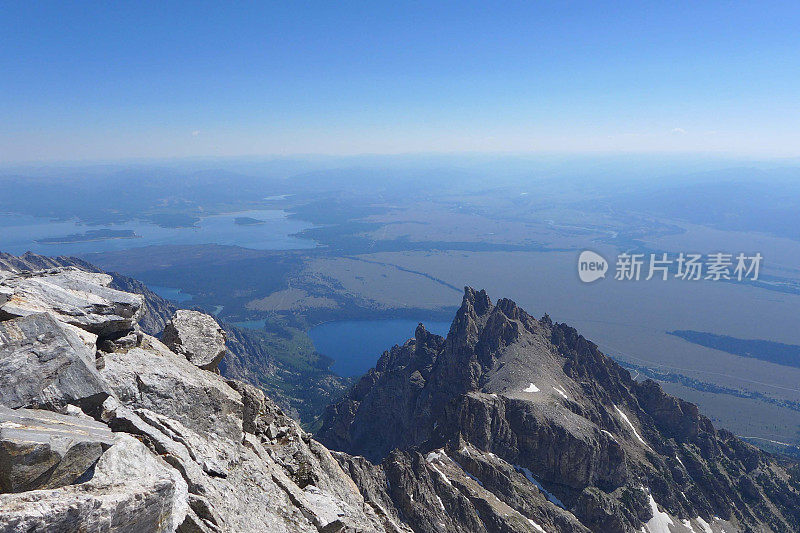 从大提顿山顶观看