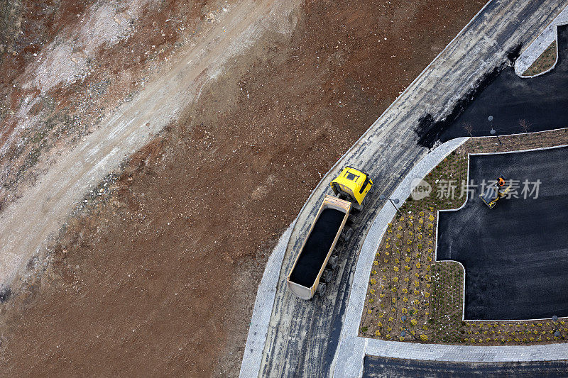 道路建设鸟瞰图