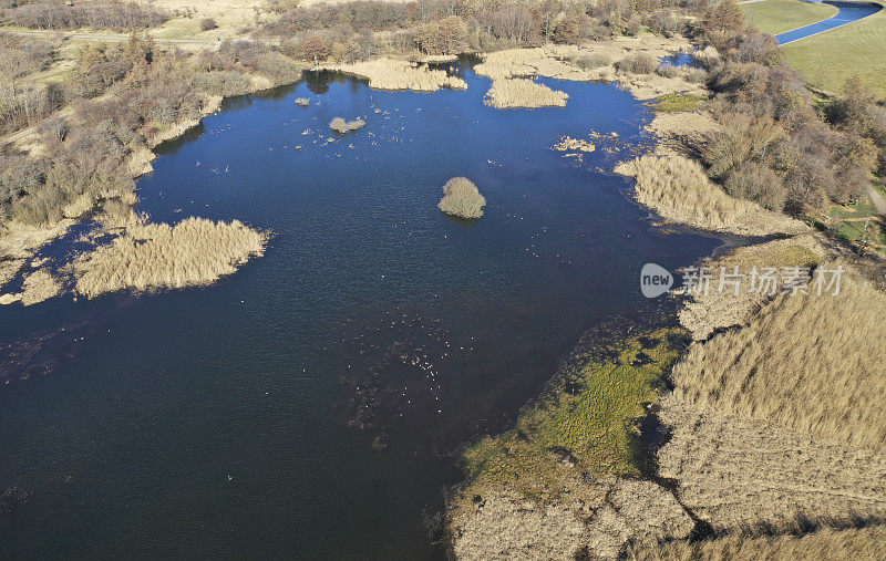 从上面湖