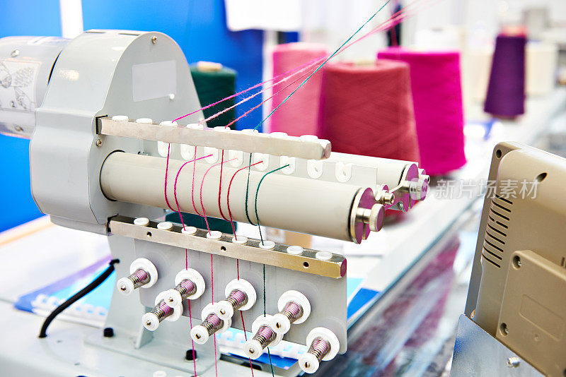 纺织厂的工业缝纫机