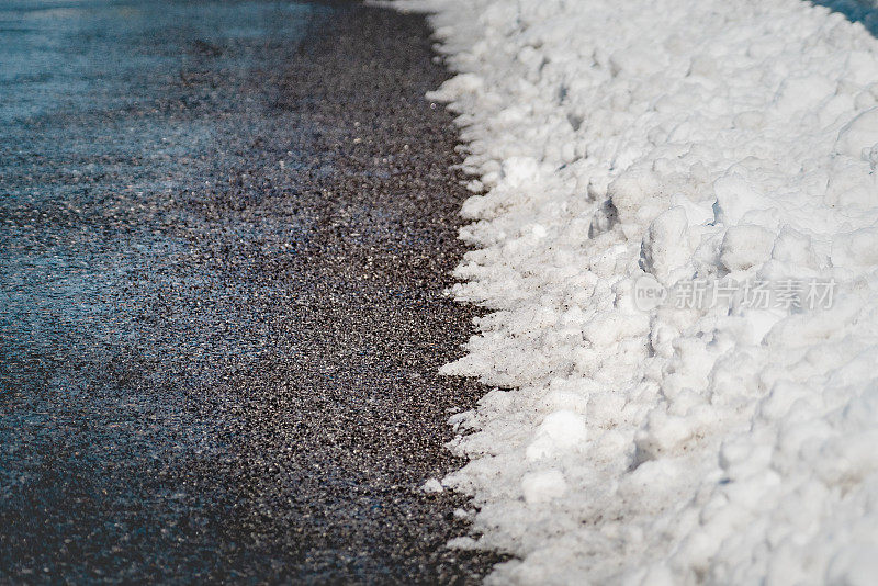 雪的融化，雪的融化