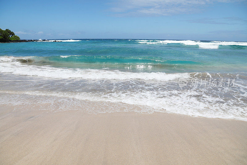 毛伊岛的白沙滩