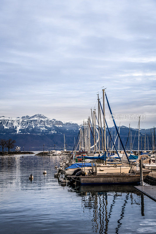 日内瓦湖和洛桑湖，瑞士