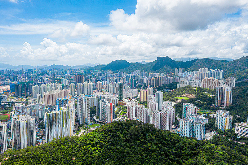 香港九龙湾的高层住宅大厦
