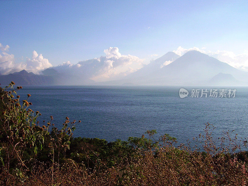 湖Atitlan、危地马拉