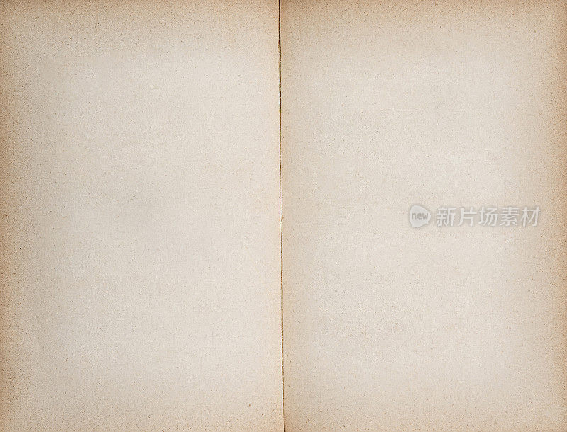 空表。旧书的空白页