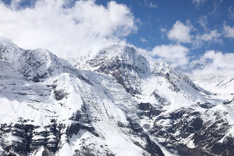 雪山，安纳普尔纳环线，尼泊尔