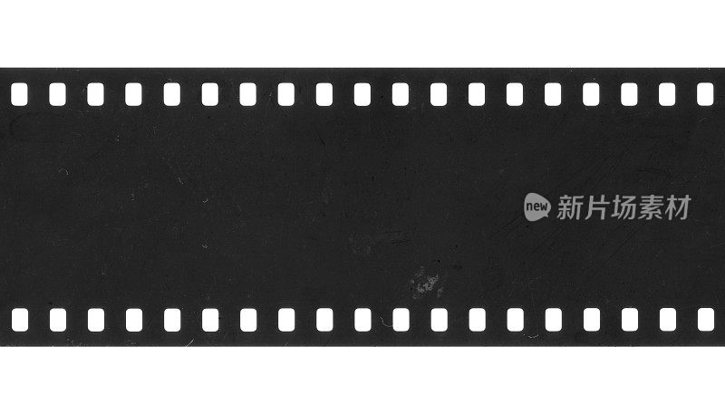 肮脏的黑色35毫米胶片带