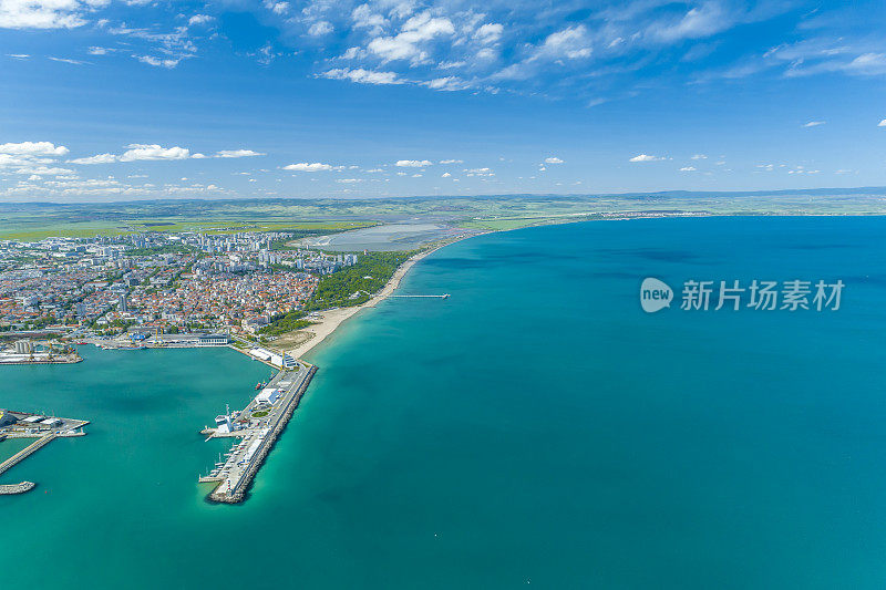 黑海科斯特兰和伯加斯港的空中射击(布勒戈夫线:黑海和布尔加里亚港)