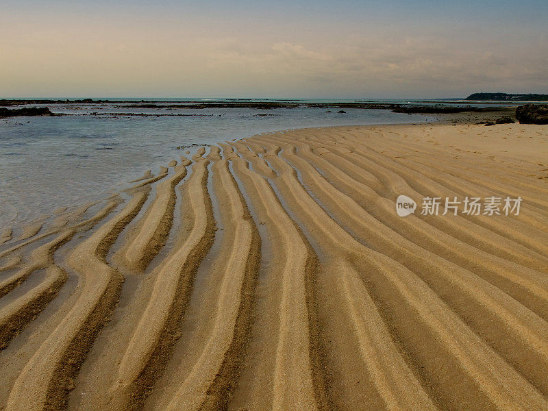 塞古罗港的镜子海滩