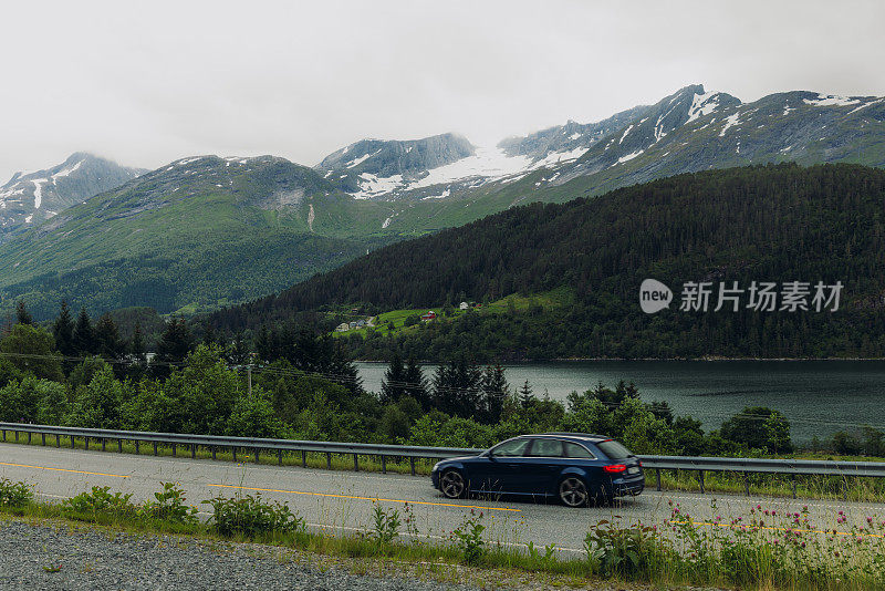 挪威峡湾的风景