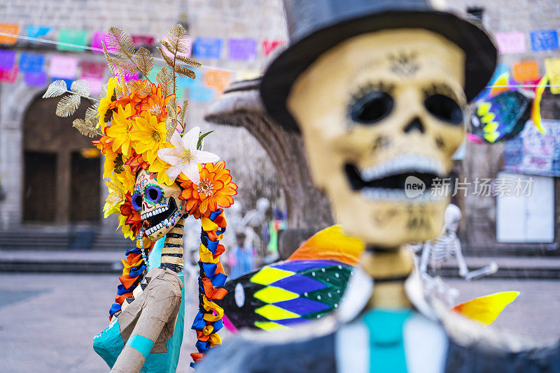 墨西哥莫雷利亚的亡灵节