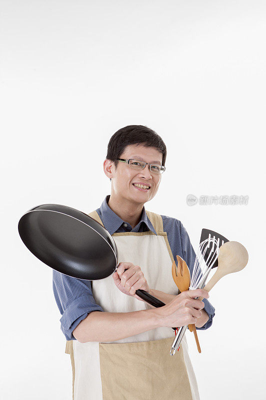 烹饪器具,中年男人