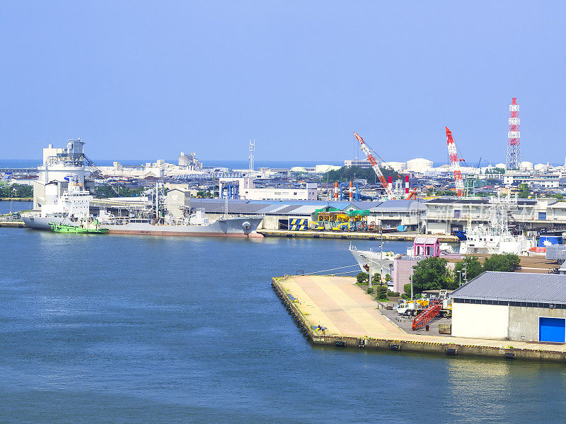 日本北海的新泻港