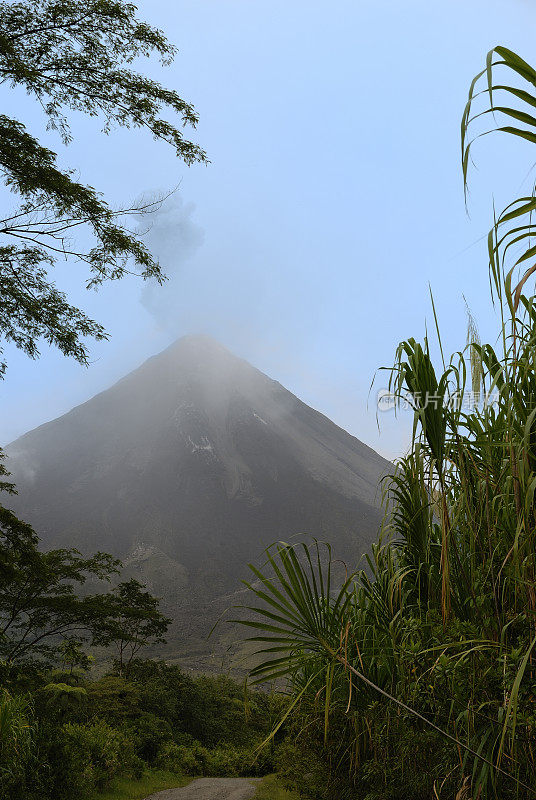 哥斯达黎加的火山