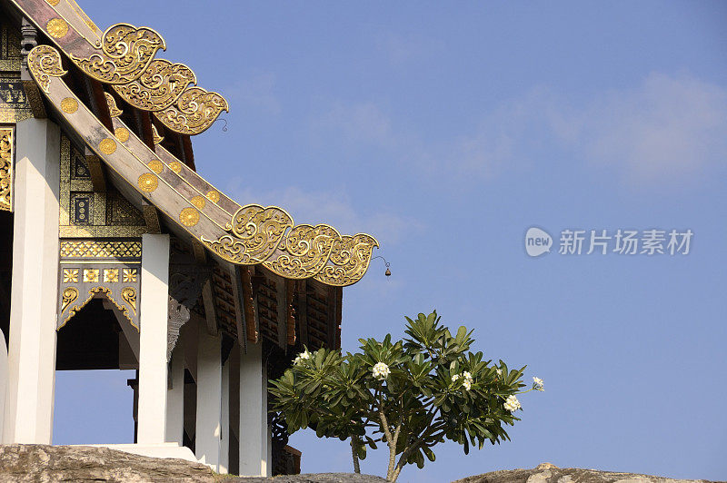 佛寺屋顶细节