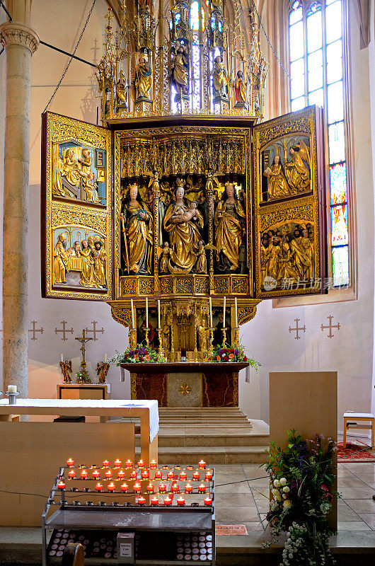 教堂的祭坛玛利亚·伯格，哈尔斯塔特