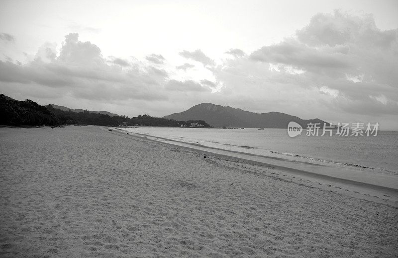 张香港大屿山沙湾泳滩