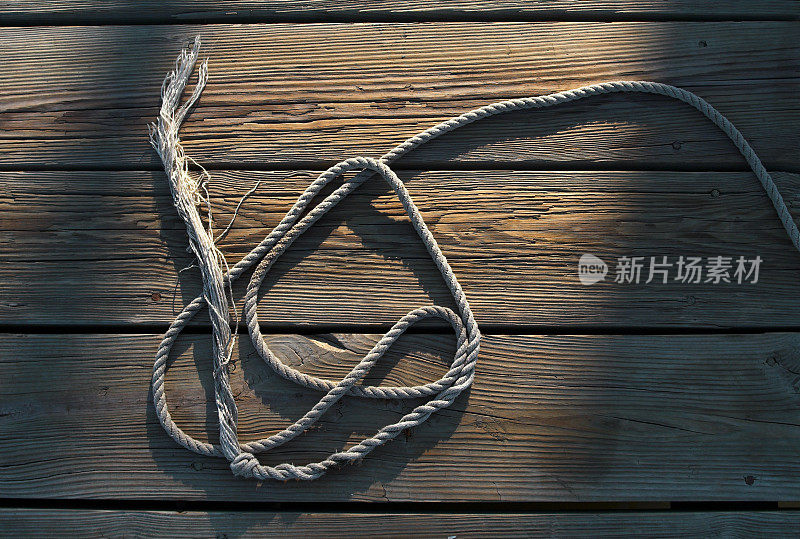 绳子在码头