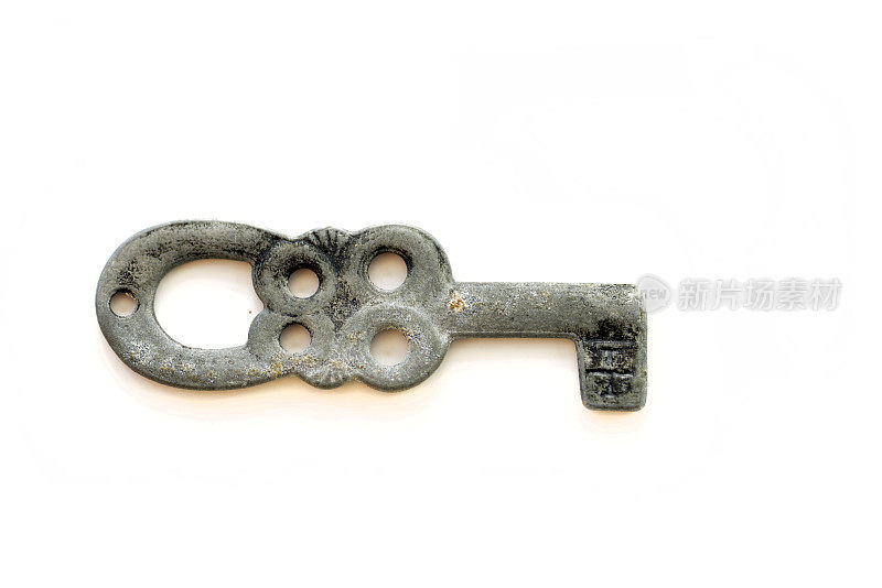 古代金属钥匙。