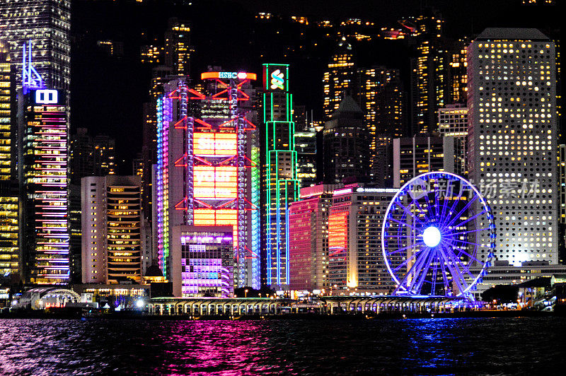 香港城市夜景