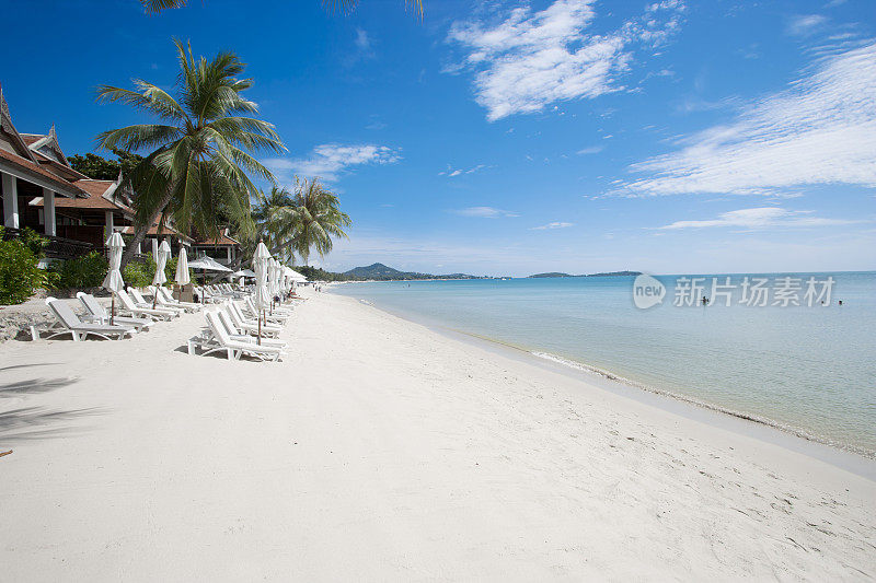 泰国苏梅岛的查翁海滩