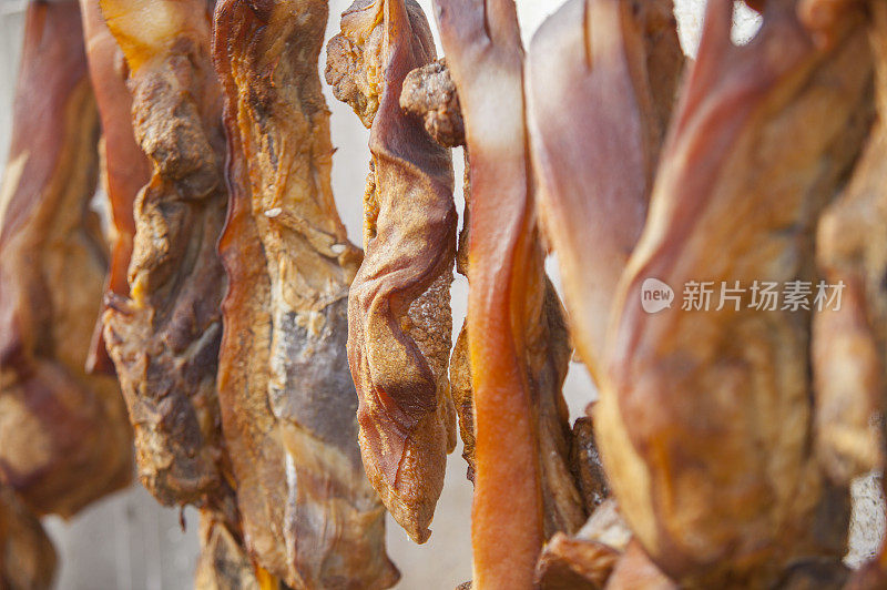 猪肉,李坑村,婺源,江西省,中国