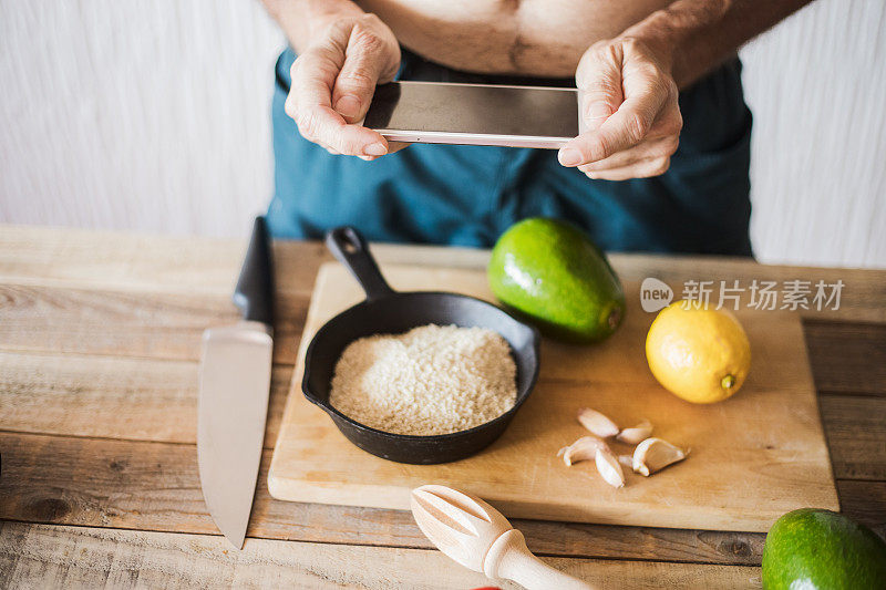 美食博客——用智能手机和真人拍照